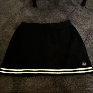 Alo tennis club sweater knit skirt